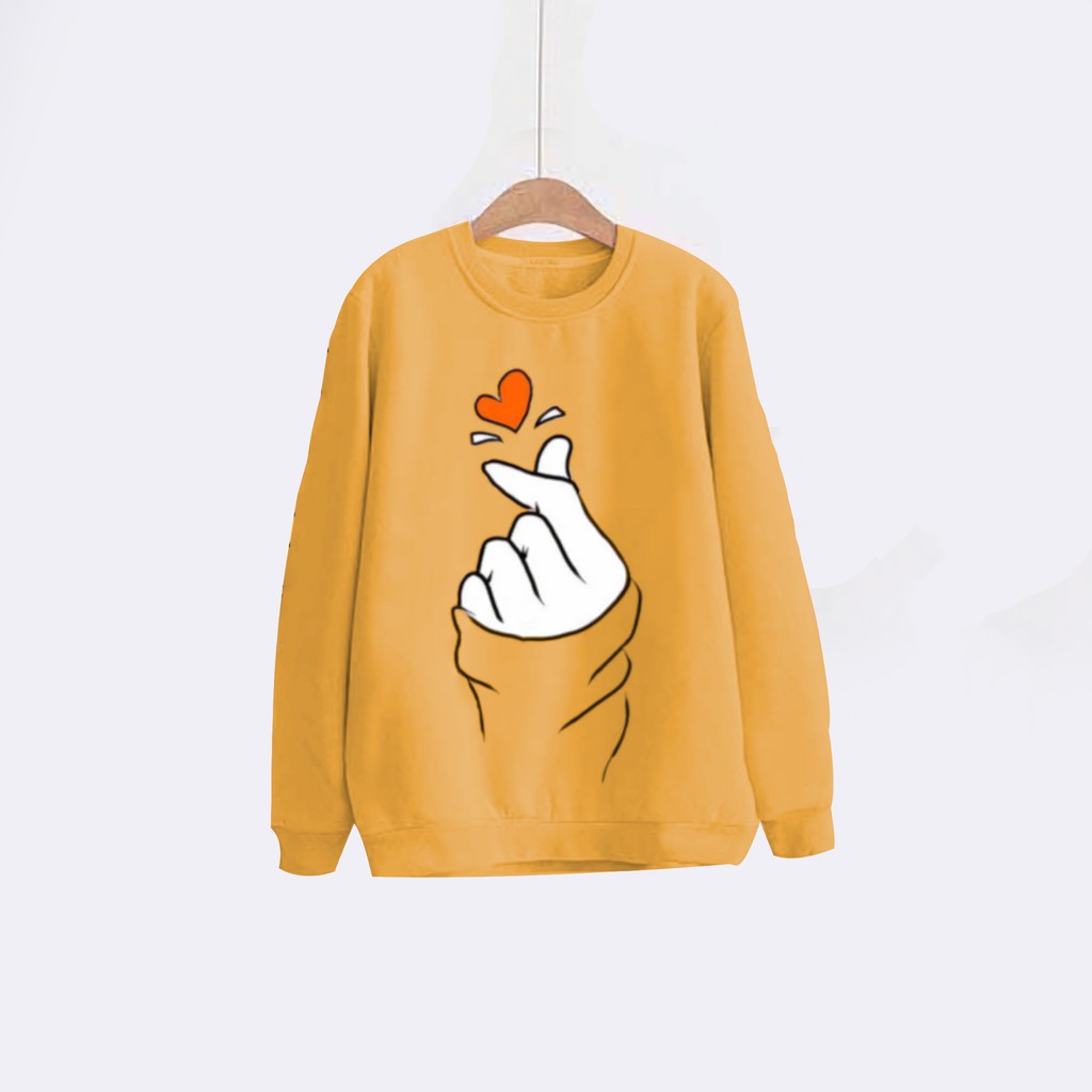 RX FASHION SWEATER MURAH WANITA / SWEATER LENGAN PANJANG SRANGHAE LOVE