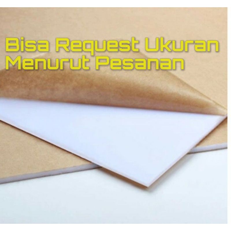 

Akrilik Putih Susu 2mm 30x60cm ( Acrylic Sheet Lembaran )