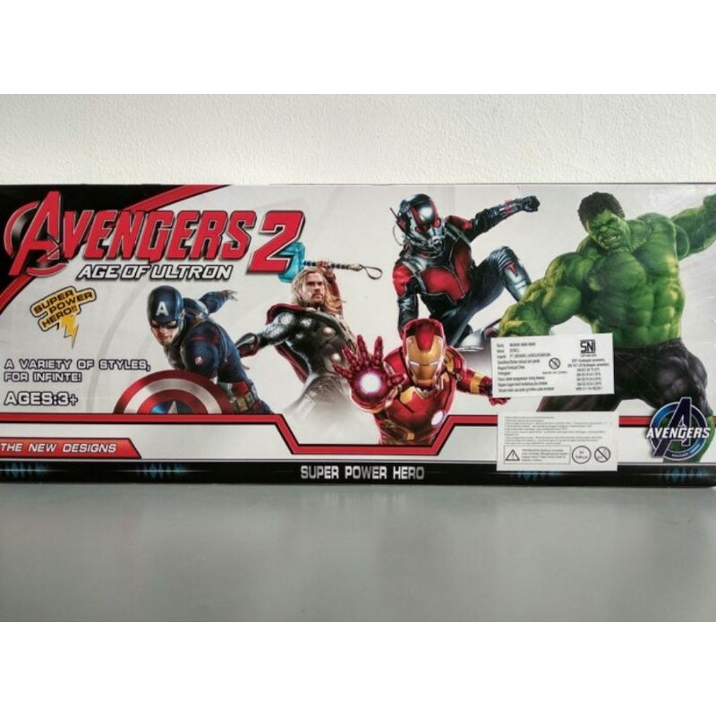 Mainan anak action figure avengers  set 5pc