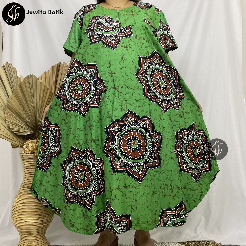 Juwita Batik - Daster Payung Jumbo Busui Friendly LD 130 3XL Super Jumbo Murah Terbaru PART-II