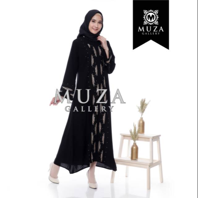 MUZA ABAYA HITAM ZIGAS (BUSUI)