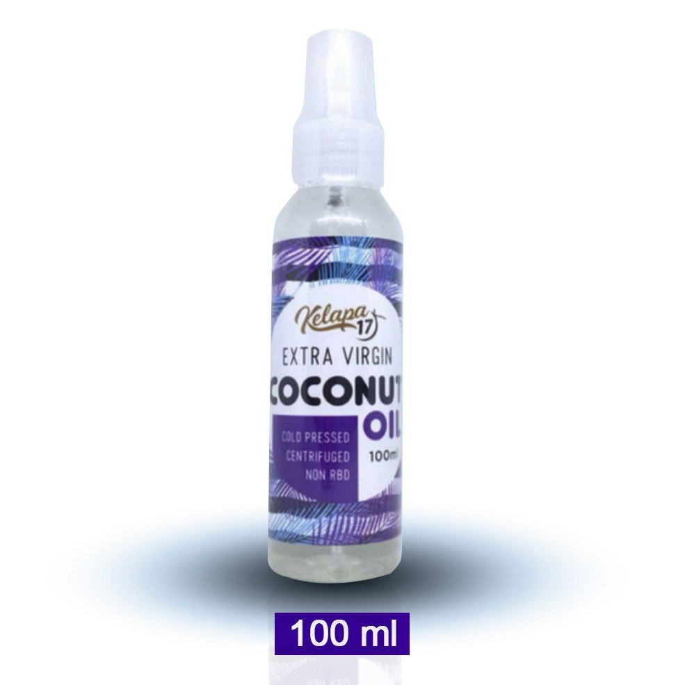 

Kelapa 17, Extra Virgin Coconut Oil spray 100ml - Minyak Kelapa Murni