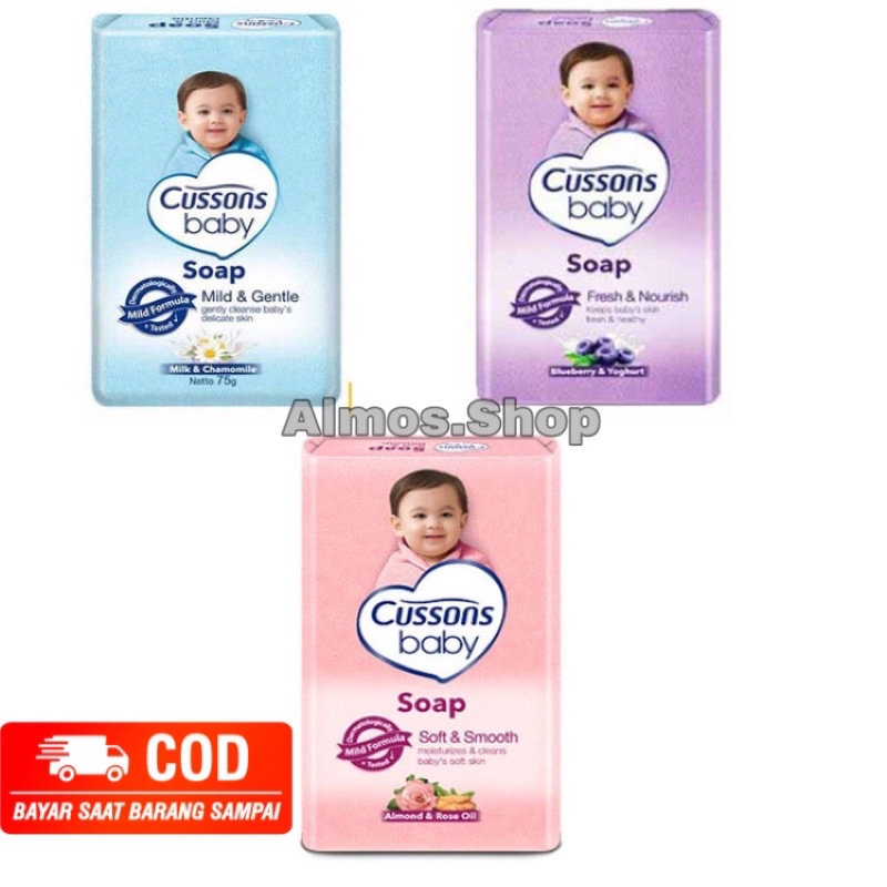 Sabun Batang CUSSONS 75gr ( Sabun Bayi )