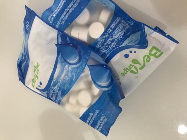 Coin Tissue - Tissue Serbaguna - Tissue Travel - Compressed Tissue Beta Wipe Bare Package (50 Pcs)