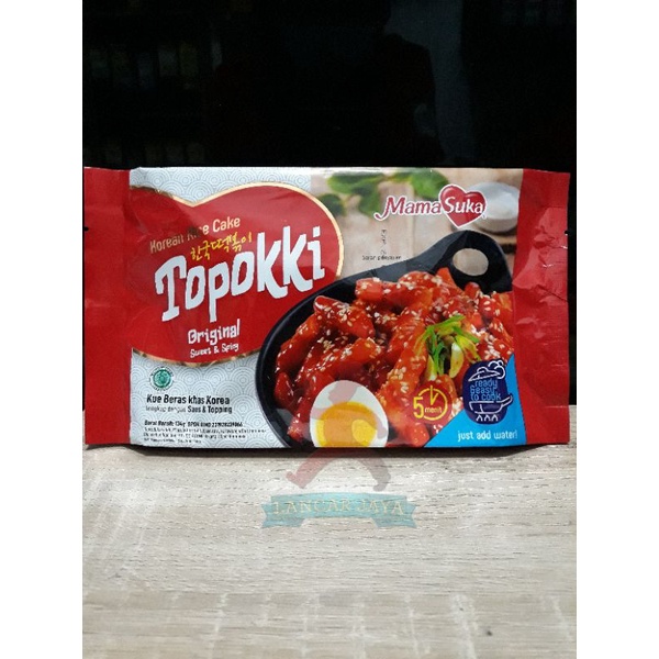 

Korean Rice Cake With Topokki 134gr/Kue Beras Khas Korean Saus Dan Topping/Kue Beras Khas Korea/Topokki/Korean Rice Cake With Topokki/Kue Beras Korea/Topokki Original Sweet & Spicy