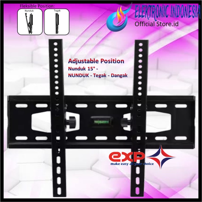 Bracket TV  COOCAA 42&quot; s/d 55&quot; waterpass GARANSI 100% COCOK!