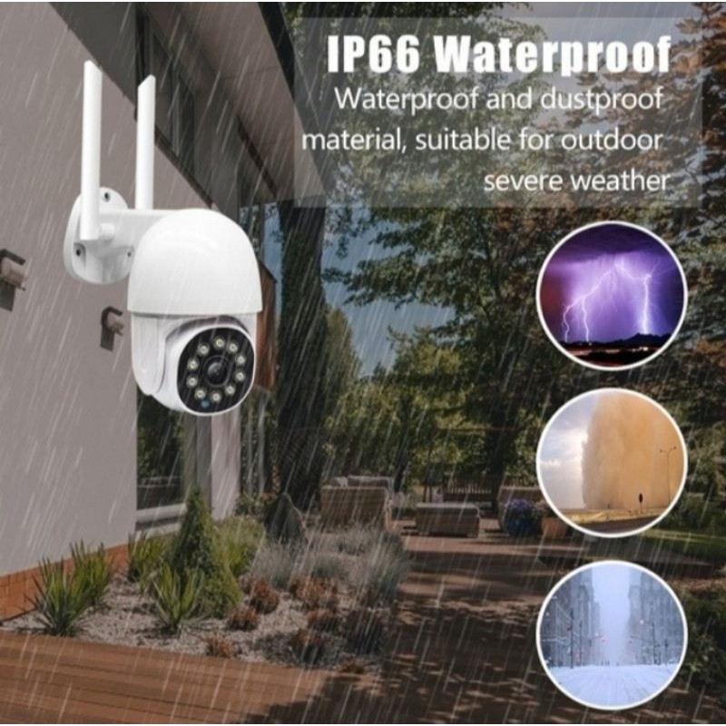 IP CAM CCTV OUTDOOR 5MP FULL HD PTZ SPEED DOME WIRELESS / FREE SANDISK 64GB