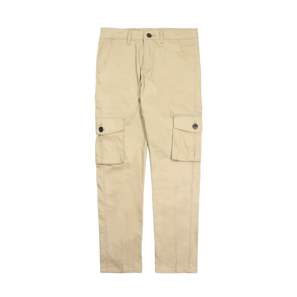 YESZY.MFG Long Cargo Pants Charter Khaki (Slim Fit)