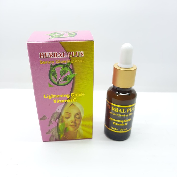 Herbal Plus Glowing Skin Serum GIRLSNEED77 Serum Essence Perawatan Kulit Wajah