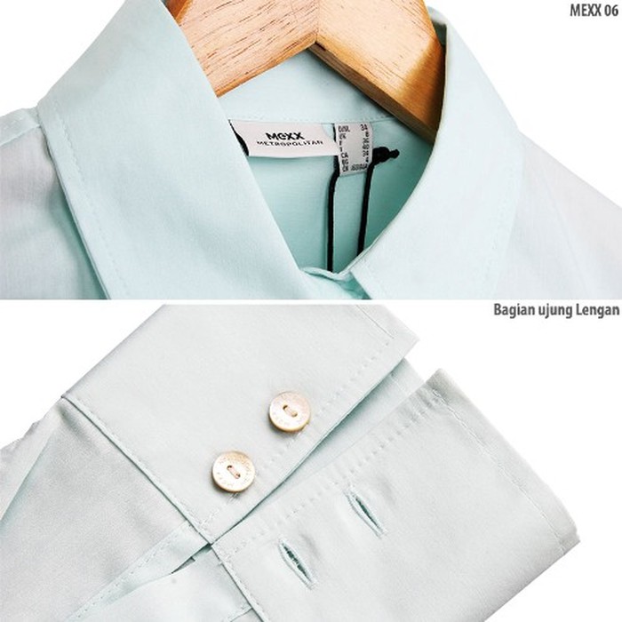 Jual MEXX WOMEN LONG SLEEVE OFFICE BLOUSE  Kemeja Wanita Lengan Panjang 1 Diskon