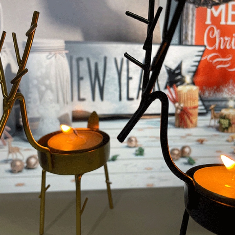 Holder Background Motif Rusa Natal Untuk Dekorasi Pesta