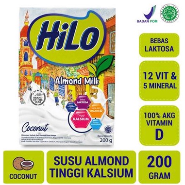 

HI-LO Almond Milk Coconut 200gr