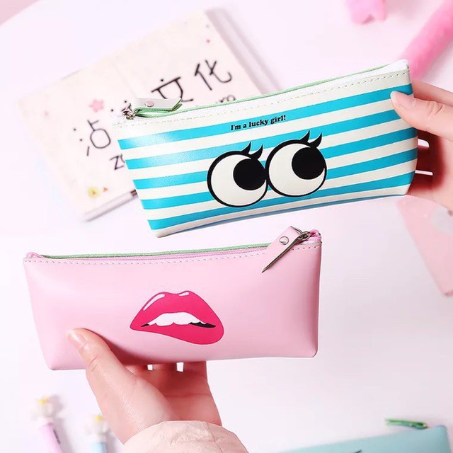 

ATK Organizer Bag Kotak Pensil Motif Funky Pencil Case Tempat Pensil Character Pouch
