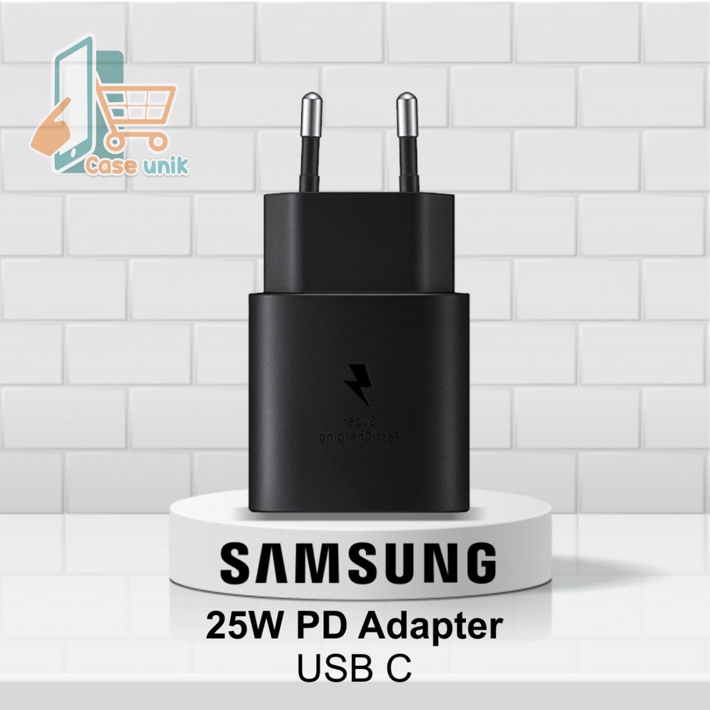 Batok adaptor Charger SAMSUNG 25 WAT NOTE 20 20+ 20 10 10+ ULTRA S21 S21+ S20 S20+ A80 ULTRA SUPER FAST CHARGING bergaransi  1 bulan CS3920