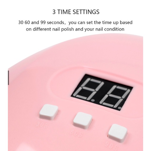 alat pengering kutek gel Kuku Smart Portable UV LED Nail Dryer murah