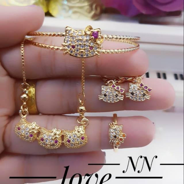 Xuping set anak lapis emas 24k 1105b