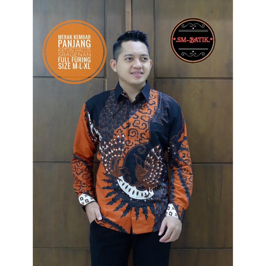 MERAK KEMBAR SM BATIKSOLOAMANAH KEMEJA BAJU BATIK PRIA SOLO LENGAN PANJANG PENDEK LAPIS FURING ATASAN BATIK PREMIUM MODERN KATUN HALUS LESMANA HITAM PARANG TRUNTUM COKLAT PANJI LESMONO ADIWANGSA GOLD PERMANA MERAH ASWANGGA 6 PARANG DIRGA GODONG BIRU DADU