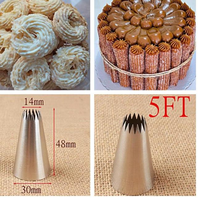 Murah Banget Spuit no 5FT spuit kue sagu keju semprit sus eclair kue kering churros  Premium ★★.