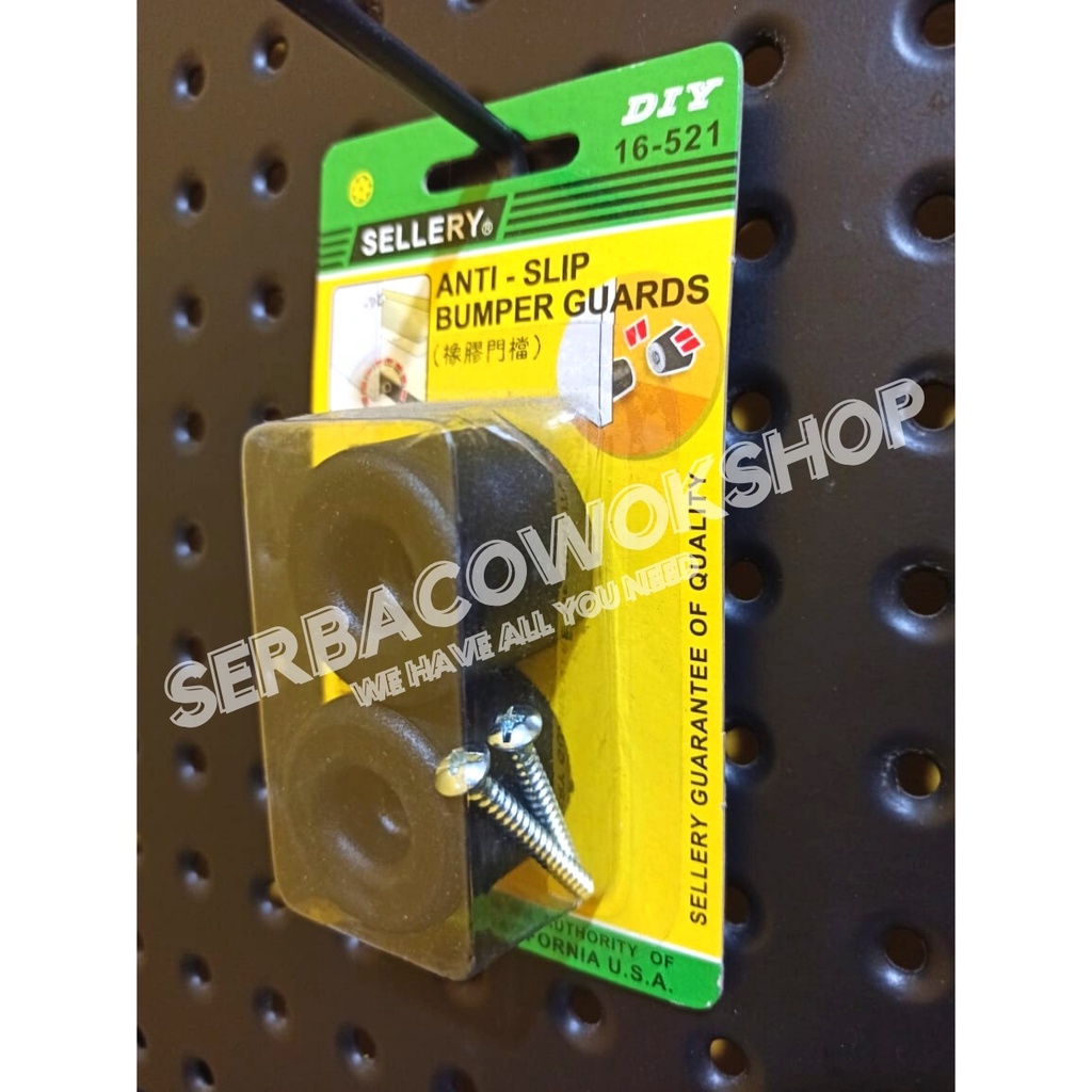 Sellery Door Stop Bulat Rubber Body 2 Pcs Doorstop Karet Penahan Pintu Termurah Berkualitas