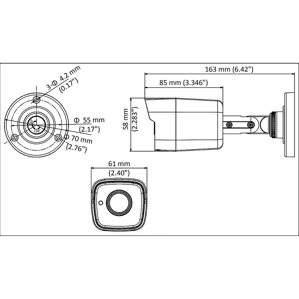 Kamera CCTV Hikvision DS-2CE16H0T-ITF 5MP