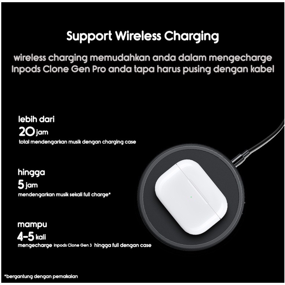 Garansi 30 Hari - iBuyPods Gen 3 2022 Wireless Charging [Final Upgrade + IMEI / Serial Number Valid + Spatial Audio] By iBuystore_