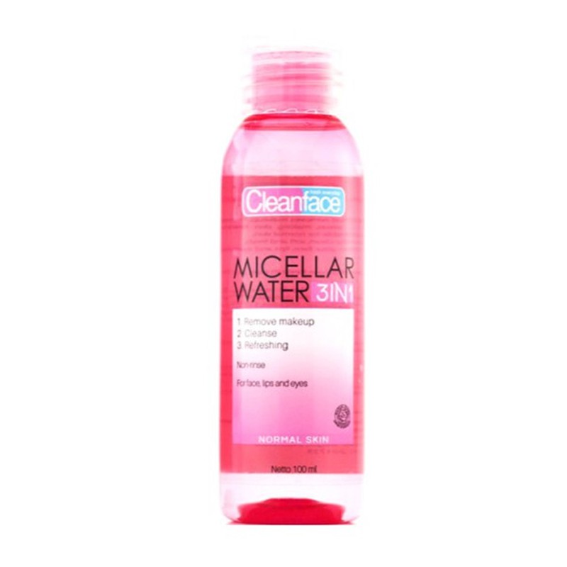 CLEAN FACE MICELLAR WATER/FACIAL WASH/TONER