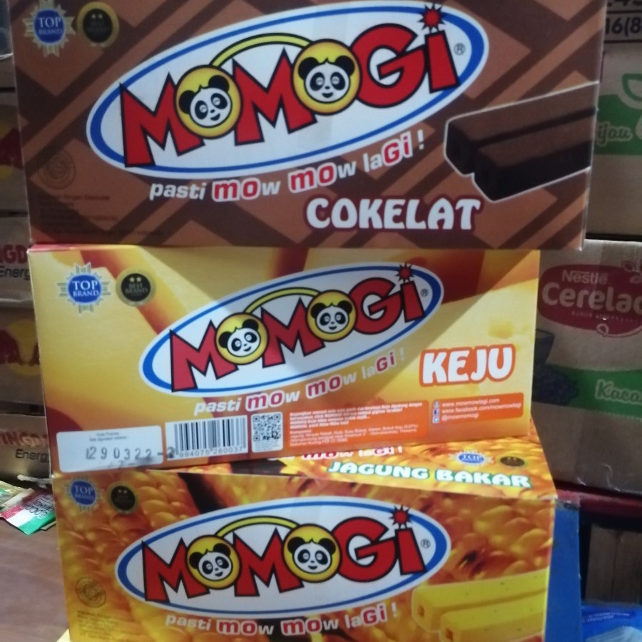 

momogi snack isi 20 pcs - cokelat
