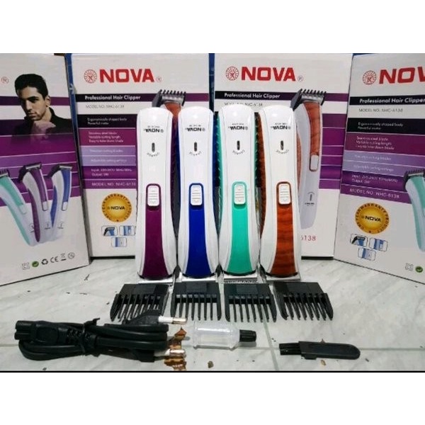 COD Alat Cukur Nova NHC-6138 // Cukuran Rambut Jenggot Nova//ALAT CUKUR TERMURAH