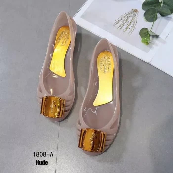 Promo sepatu flat wanita flat shoes jelly shoes