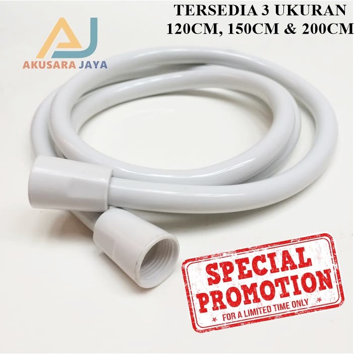Selang Shower / Selang Shower Closet / Selang Jet Shower | Putih KD