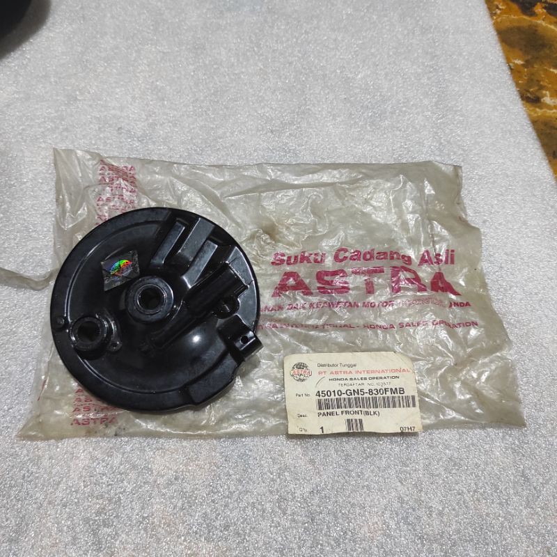 Tutup rem tromol roda depan Honda Astrea Bulus pacul black impressa legenda 1 2 ori original import