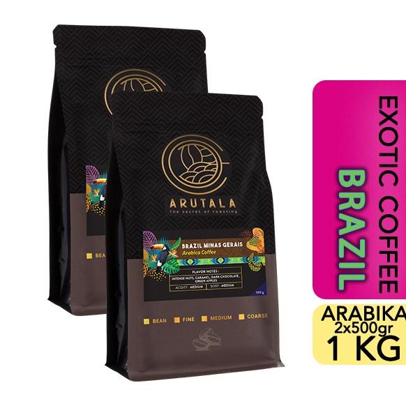 

ARUTALA Kopi Brazil Minas Gerais Arabika 1KG