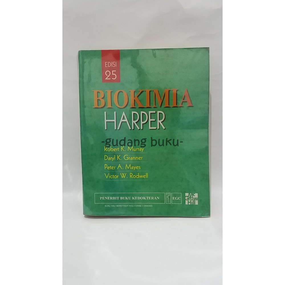 Jual Buku - Biokimia Harper Edisi 25 By Robert K Murray | Shopee Indonesia