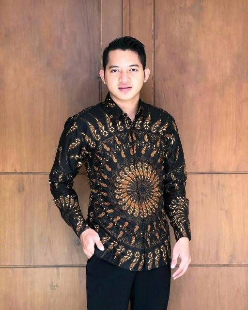 Kemeja batik bunga Matahari || kmeja batik high quality