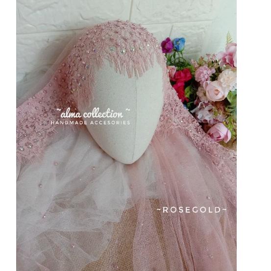 Wow Murah Meriah.. Slayer pengantin/Veil pengantin/brokat/tile/hijab/acc pengantin