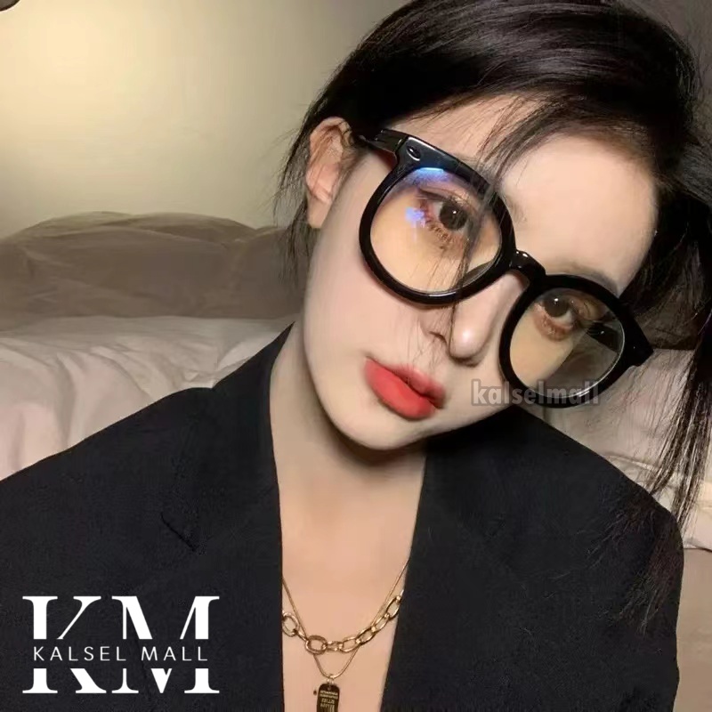 Kacamata Hp &amp; Komputer Anti Radiasi Frame Lensa Blue Ray Light Kaca mata Pria Wanita Kcamata Bulat Lonjong Transparan Viral Tiktok Artis Selebgram Artis KCP7