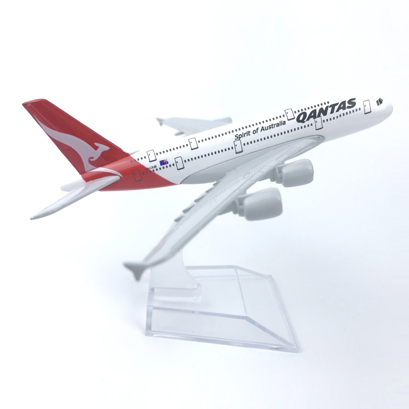 Pesawat Airbus 380 A380 Bahan Alloy Die Cast Untuk Koleksi