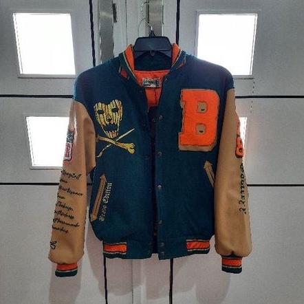 [ORIGINAL 100%] VARSITY CHAMP JACKET RAWTYPE RIOT X BRAVO EDITION/RTR X BRYANTBRIAN