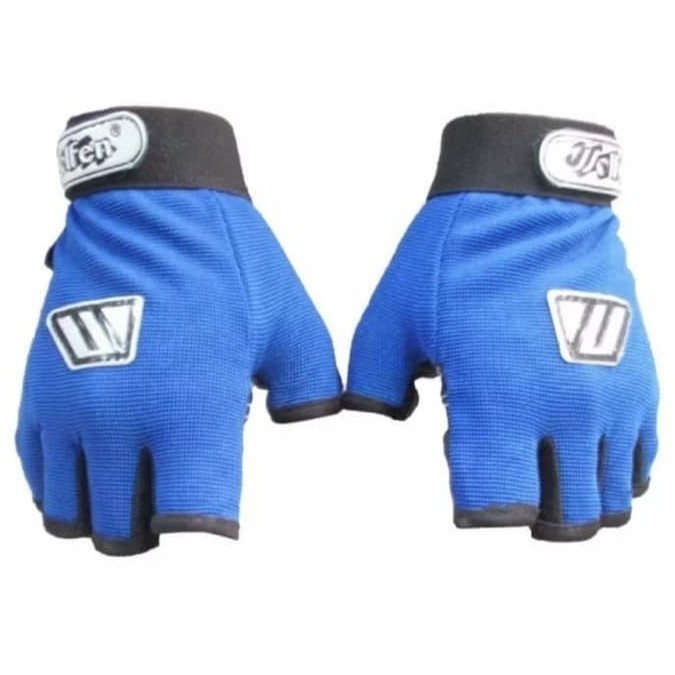 Gloves Sarung Tangan Motor Wolfen Half Finger pendek Glove Half Jari Wolven