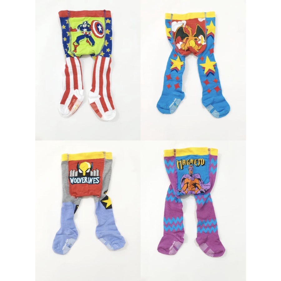 Legging cotton rich bayi / Legging Bayi Tutup Kaki Motif Cewe - Cowo