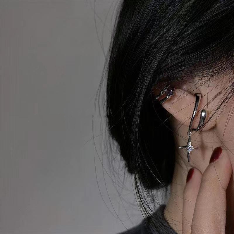 Anting Klip Telinga Gaya Korea Untuk Wanita