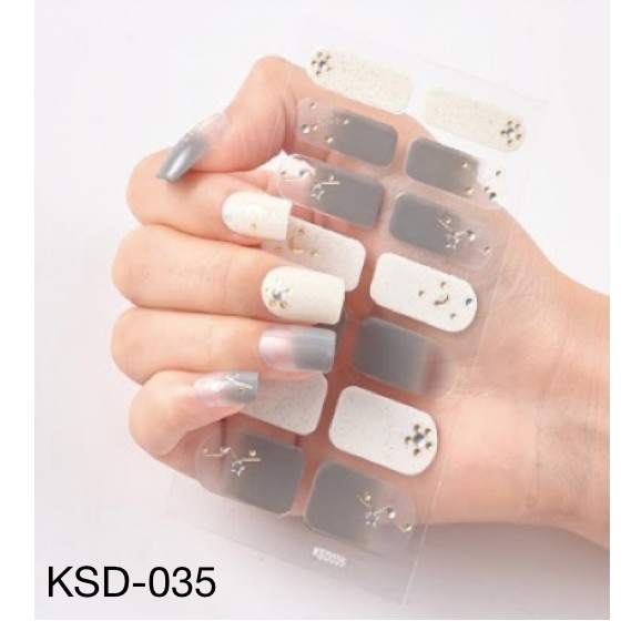 14Pcs/Stiker Kuku Murah / Nail Art Sticker / Nail Art Stiker / Nail Art &amp; Sticker KSD Series