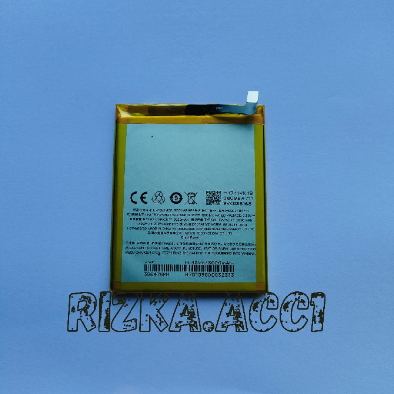 Baterai Meizu M6 Meizu BA711 BA-711 Original  Battery Batrai Batre Hp