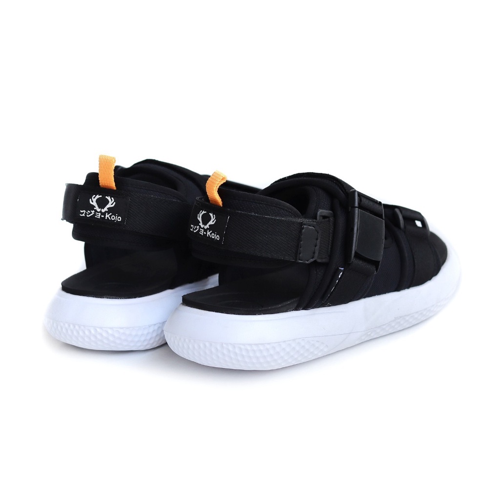 Sandal Gunung Pria Wanita Casual Full Black White Kojo Akira HDS 2021