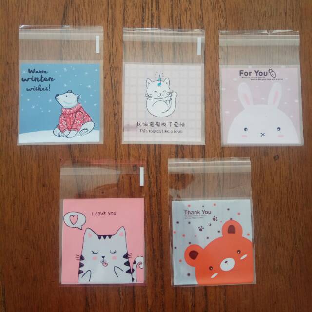 Plastik opp plastik permen plastik biskuit plastik opp motif