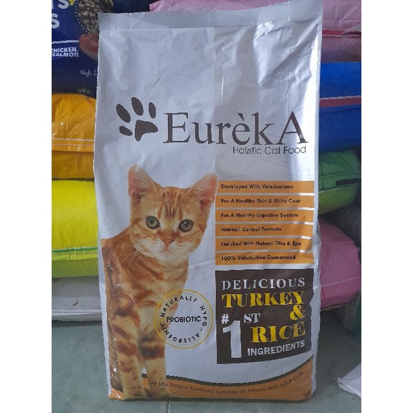 Makanan Kucing Eureka Turkey adult 9,07kg - Eureka Cat food