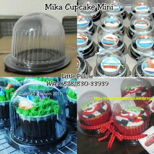 (ISI 50PCS - MIKA CUPCAKE) Mika Cupcake Mini/Mika Brownies Bulat/Mika Kue Kecil