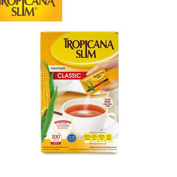 

『KP』 Tropicana Slim Classic 100 sachet 250 gr x 2 Boxes