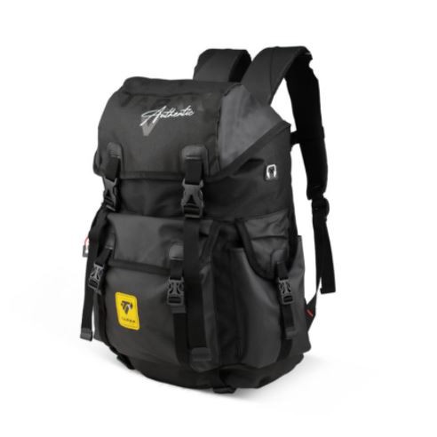 Tas Ransel Backpack Waterproof Bosky Black Zetshop