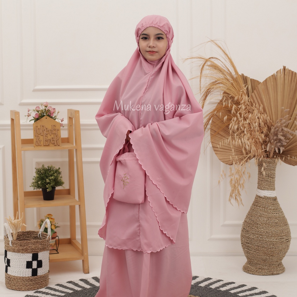 Mukena Dewasa Travel pastel Terbaru